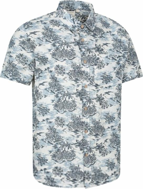 Immagine prodotto Mountain Warehouse Tropical Camicia Stampato Maniche Corte Uomo (3XL)