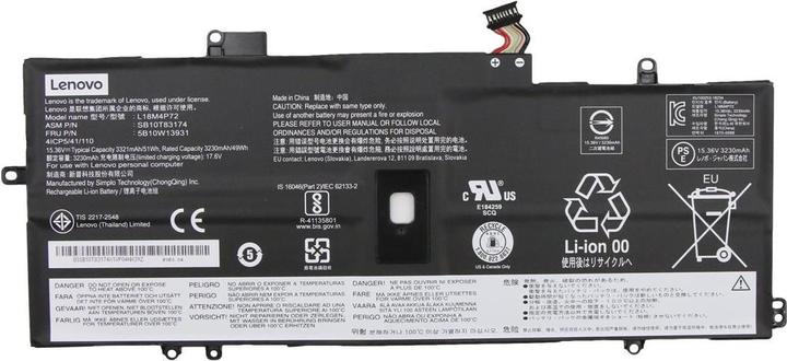 Image du produit Lenovo Batterie interne 4c 51Wh (4 cellules, 3321 mAh)