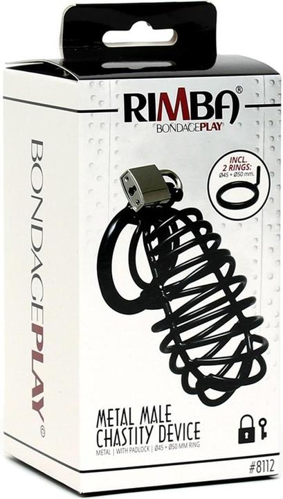 Produktbild Rimba Metal Male Chastity Device with Padlock