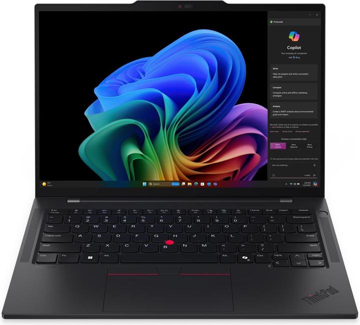 Produktbild Lenovo ThinkPad T14s G6 (14", Snapdragon X Plus X1P-42-100, 16 GB, 512 GB, DE)