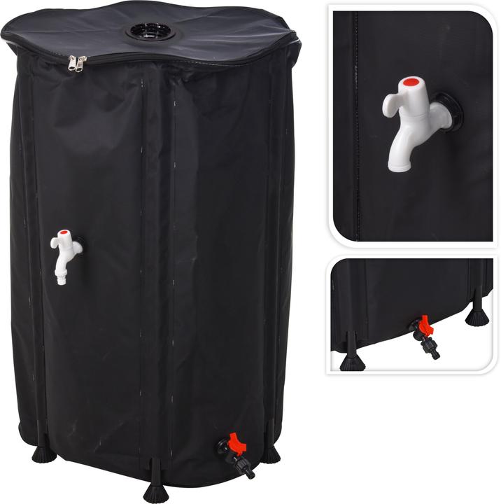 Immagine prodotto Koopman Barile pieghevole per la pioggia 250l 60x90 cm (250 l)
