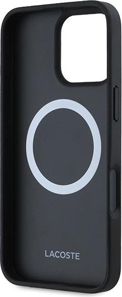 Image du produit Lacoste LCHMP16XPIGV iPhone 16 Pro Max 6.9" granatowy/navy hardcase Monogram Vintage Logo MagSafe (Apple iPhone 16 Pro Max)
