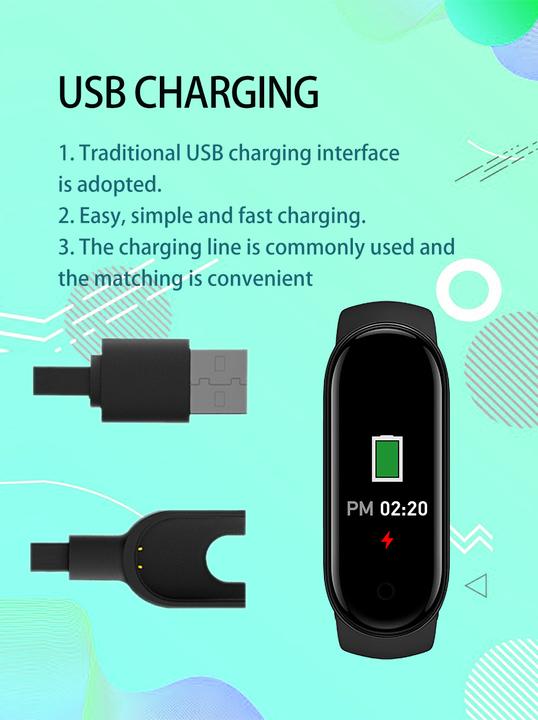Produktbild PhoneLook Active Fitness Tracker M7 Intelligentes Sportarmband Smart Watch Bluetooth