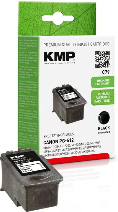 Image du produit KMP C79 Cartouche d'encre compatible avec Canon PG-512 (CF)