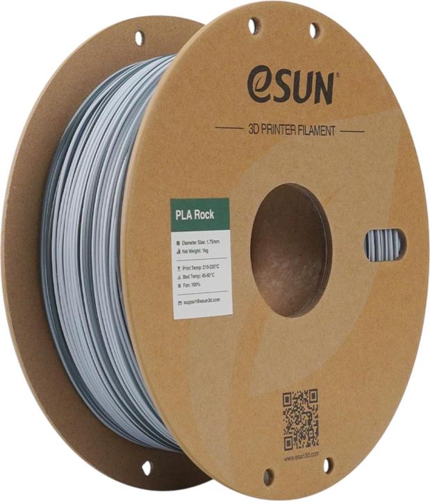 Actual product image eSUN PLA ROCK 1,75mm LIMESTONE 1kg (PLA, 1.75 mm, 1000 g, Grey)