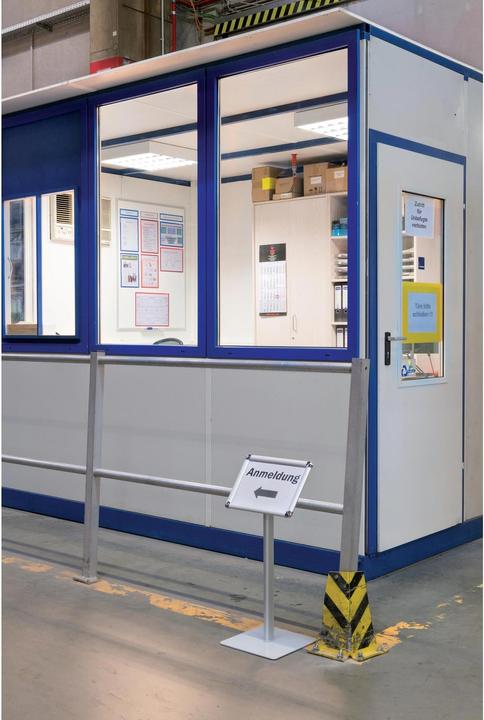 Actual product image Franken Info stand silver DIN A4 (A4)