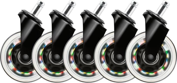 Deltaco Gaming Rainbow Casters