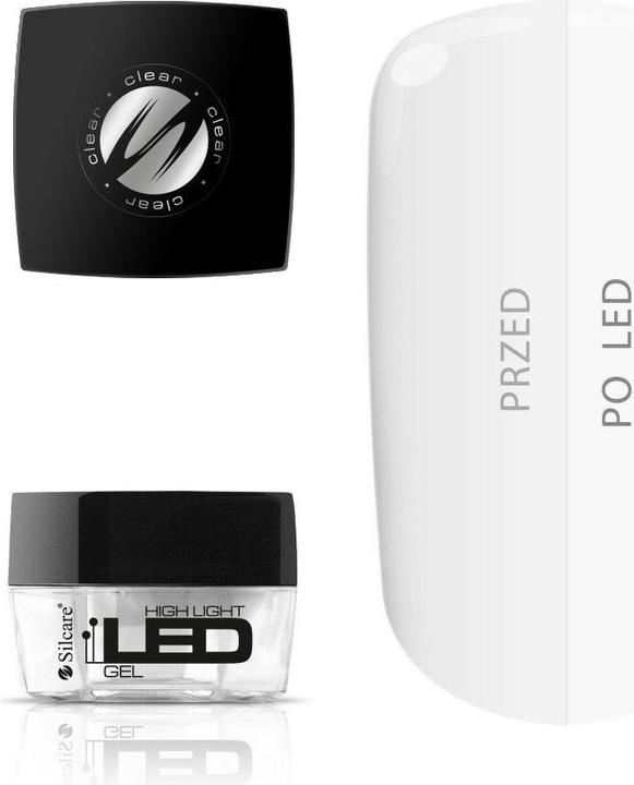 Silcare Gel a led ad alta luminosità Gel a media intensità Uniphase al Chitchokci Clear 30G