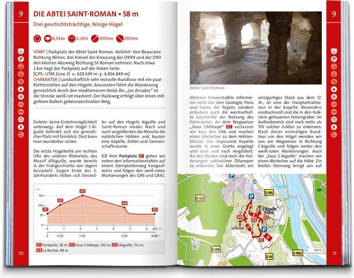 Actual product image Hiking Guide Provence, 55 Tours