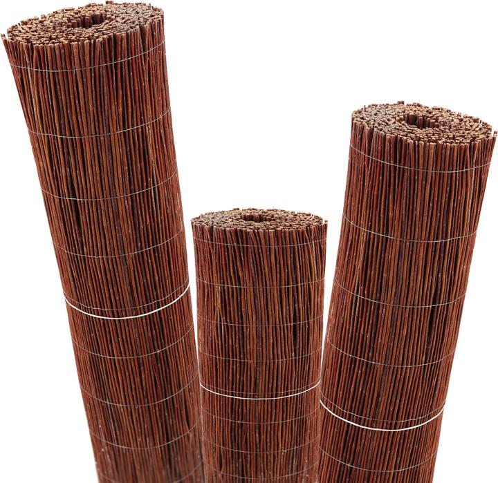 Actual product image Aquagart Weidenmatte 50m x 100 cm I Sichtschutzmatte aus Weiden Natürlicher Sichtschutz für Garten