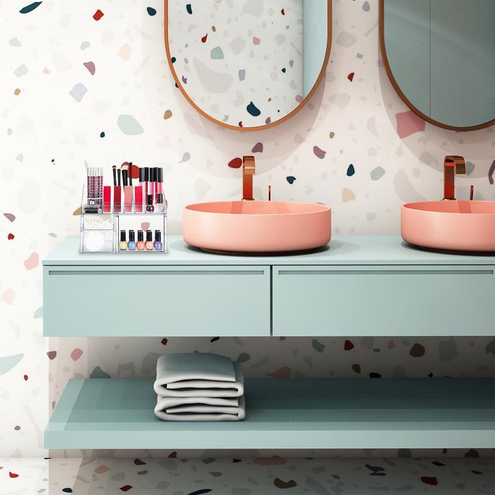 Actual product image Relaxdays cosmetics organiser