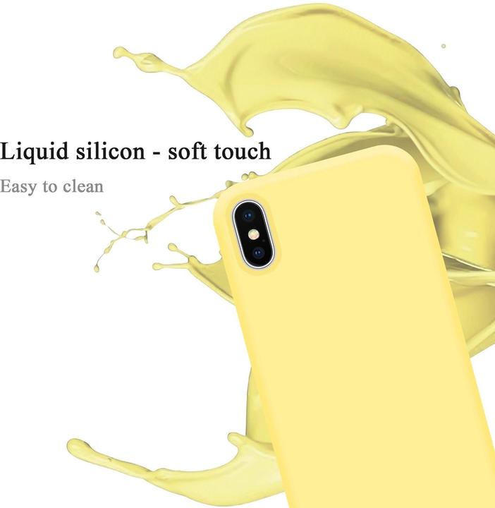 Actual product image Cadorabo TPU Liquid Silicone Case Cover (Apple iPhone XS Max)