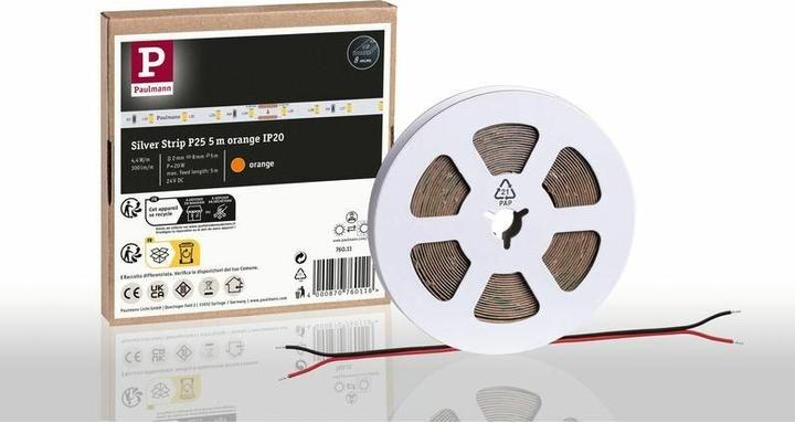 Actual product image Paulmann Pro Strip Silver P25 (Orange, 500 cm, Indoor)