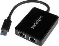 Produktbild StarTech USB 3.0 Dual Port Gigabit Nic (USB, RJ45 Gigabit Ethernet (2x))