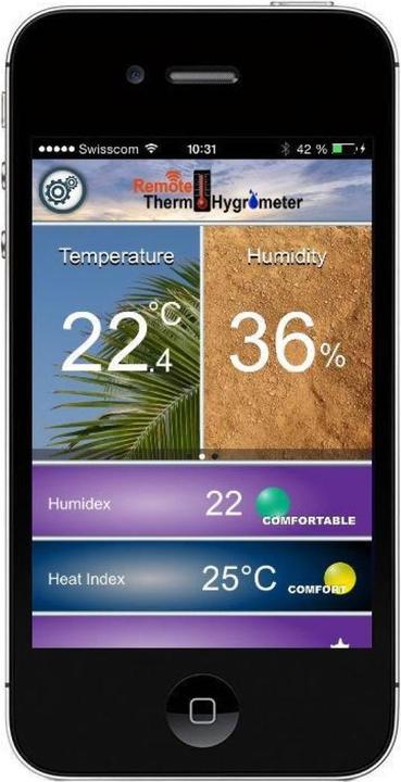 iROX Thermo- und Hygrometer RTH-PORTABLE