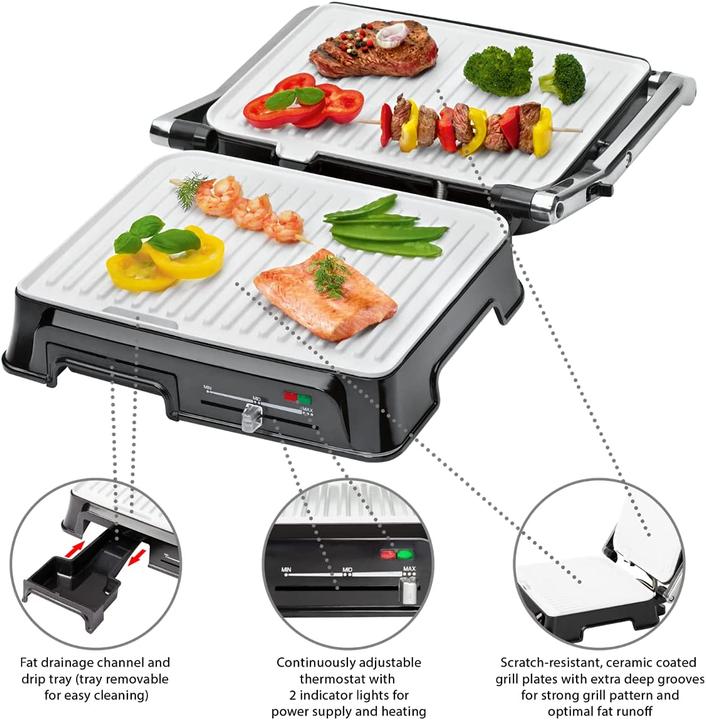 Actual product image Clatronic Electric Contact Grill KG 3571