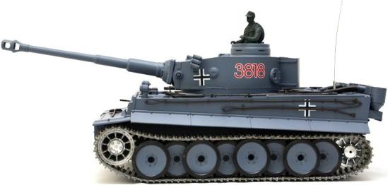 Produktbild Heng Long RC Panzer "German Tiger I"1:16 Mit Stahlgetriebe Und Metallketten -2,4Ghz Fernsteuerung- (RTR Ready-to-Run)