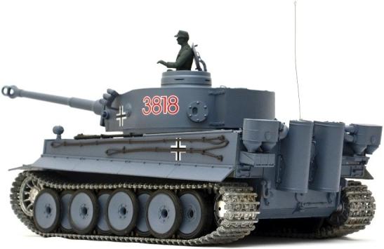 Produktbild Heng Long RC Panzer "German Tiger I"1:16 Mit Stahlgetriebe Und Metallketten -2,4Ghz Fernsteuerung- (RTR Ready-to-Run)