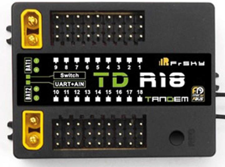 Produktbild FrSky tandem empfänger td-r18 2,4 ghz/868 mhz