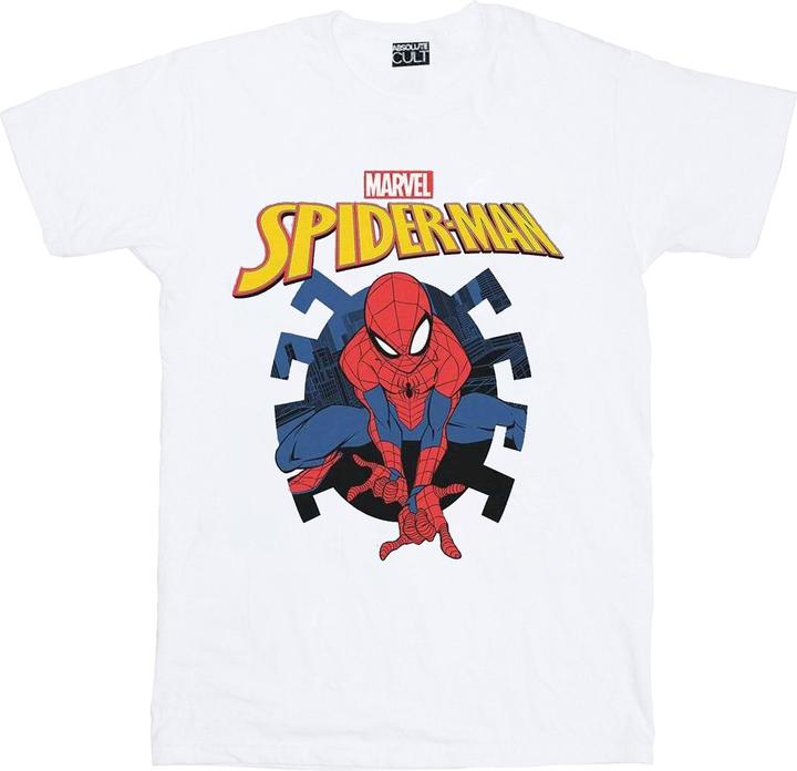 SpiderMan Web Shooting Emblem Logo TShirt Jungen