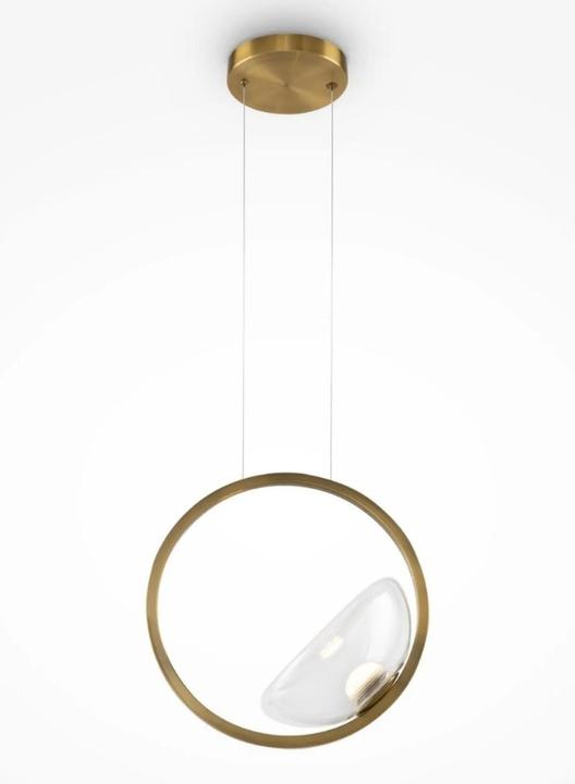 Immagine prodotto Maytoni Lunare LED Pendant Light, lampada a sospensione 5W in ottone bianco caldo (450 lm)