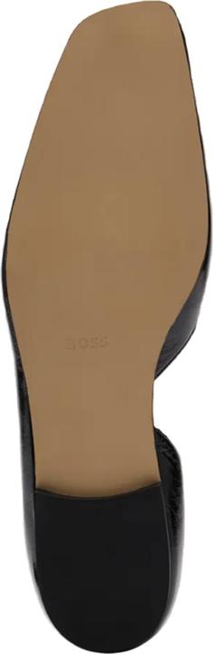 Actual product image BOSS Womens/Ladies Rose Leather Ballerina Flats (38)