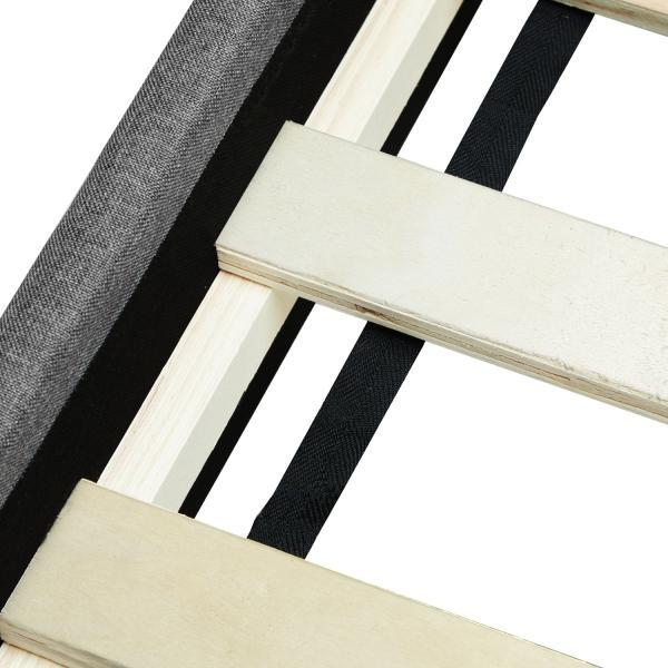Produktbild Homestyle4u Polsterbett mit Matratze und Lattenrost (90x200)
