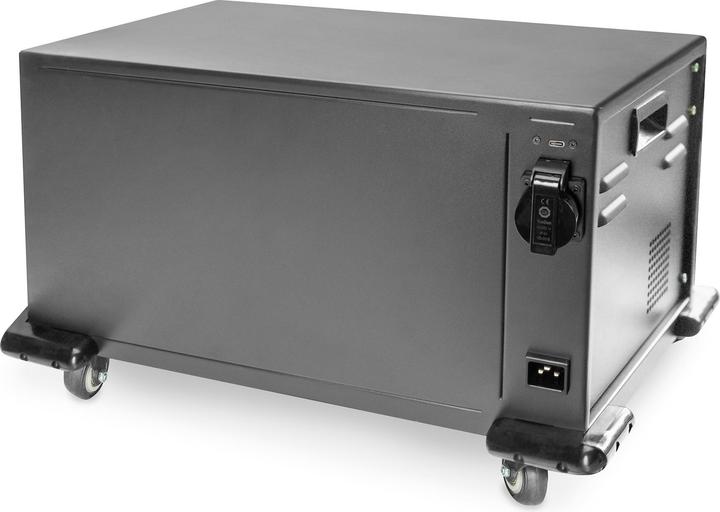 Image du produit Digitus Armoire de recharge mobile, 14", USB-C, électr. PIN, 16 stations de charge, ventilateur, 384 x 550