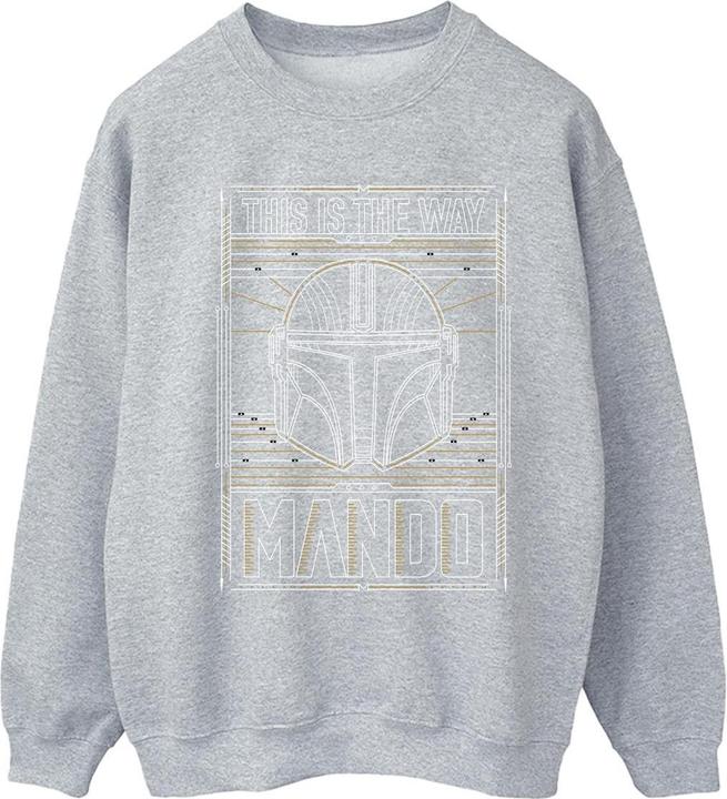 Image du produit Star Wars - Sweat THE MANDALORIAN THE WAY OUTLINE HELM - Femme (M)