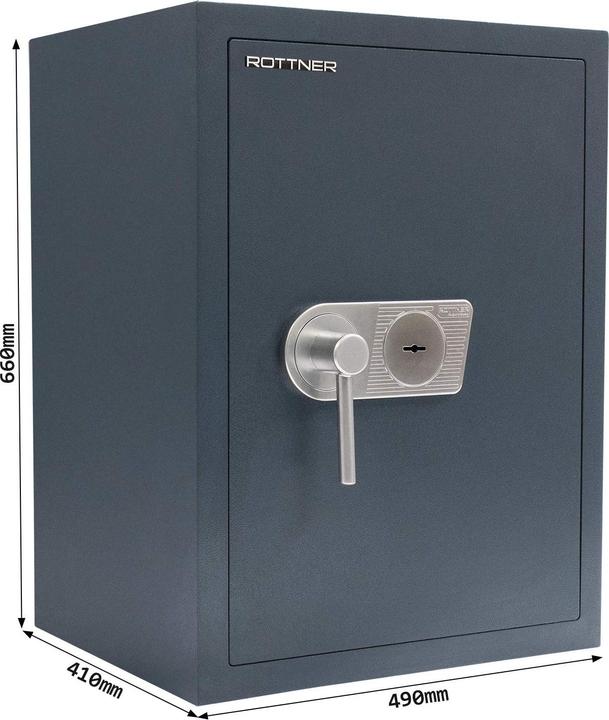 Produktbild Rottner Wertschutzschrank EN0 Samoa 65 Doppelbartschloss (75 l)
