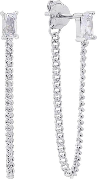Amor Ohrschmuck für Damen, 925 Sterling Silber, Zirkonia synth. (Silber 925)