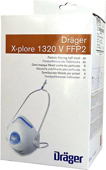 Produktbild L+D Feinstaubmaske X-plore® FFP2 NR D mit Ausatemventil (FFP2, 10 x)