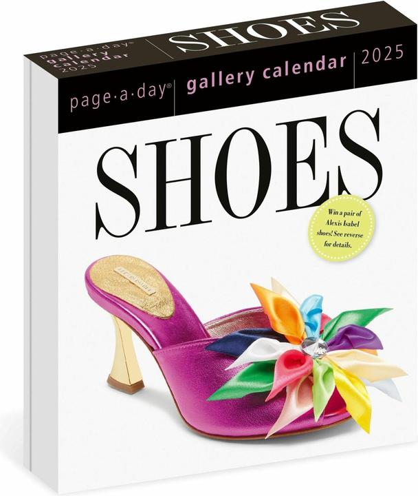 Immagine prodotto Scarpe Page-A-Day® Gallery Calendario 2025 (Inglese)