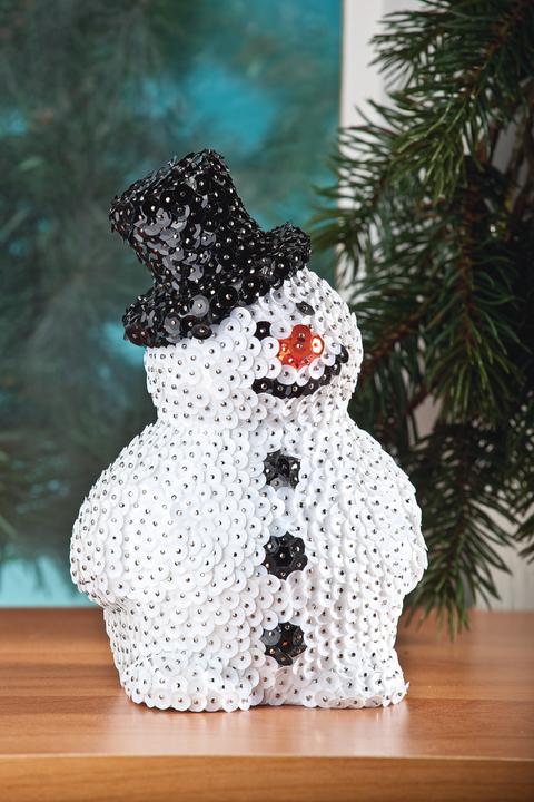 Immagine prodotto VBS Pupazzo di neve a forma di polistirolo con cappello, 17 cm