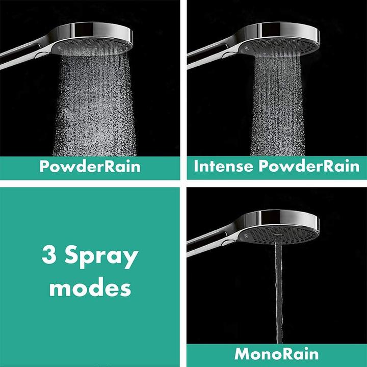 Image du produit hansgrohe Rainfinity 130 EcoSmart (3 Types de jets, 9 l/min)