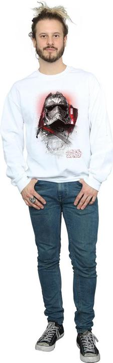 Actual product image Star Wars Mens The Last Jedi Captain Phasma Brushed Sweatshirt (XXL)