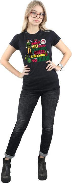 Immagine prodotto Elf Christmas Cheer Maglietta Donna (XL)