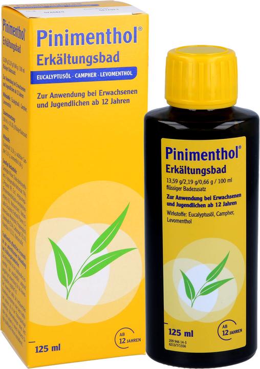 Produktbild Pinimenthol Erkältungsbad mit Eucalyptusöl ab 12 Jahren, 125 ml Lösung (125 ml)