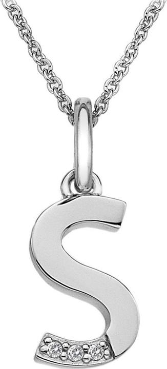 Hot Diamonds Diamant Buchstaben Halskette S (Silber 925, 40 - 45 cm)