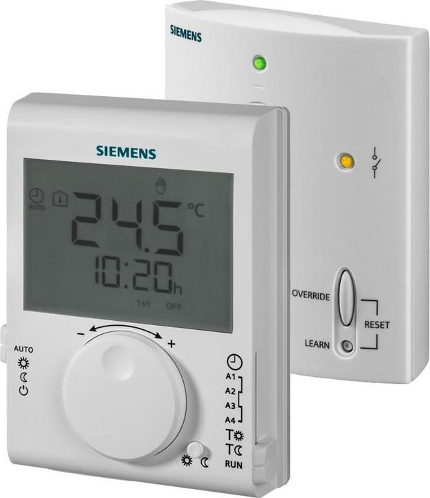 Actual product image Siemens ROOM THERMOSTAT RADIO SET 24H (RDJ100RF/SET)