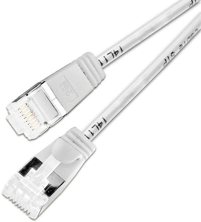 Image du produit SLIM Câble patch RJ-45, Cat 6A, U/FTP, 3 m, blanc, 36 paquets (U/FTP, CAT6a, 3 m)