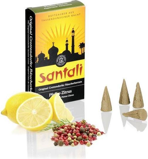 Actual product image Crottendorfer 1404 - Incense cones pepper citrus M, 20 pieces