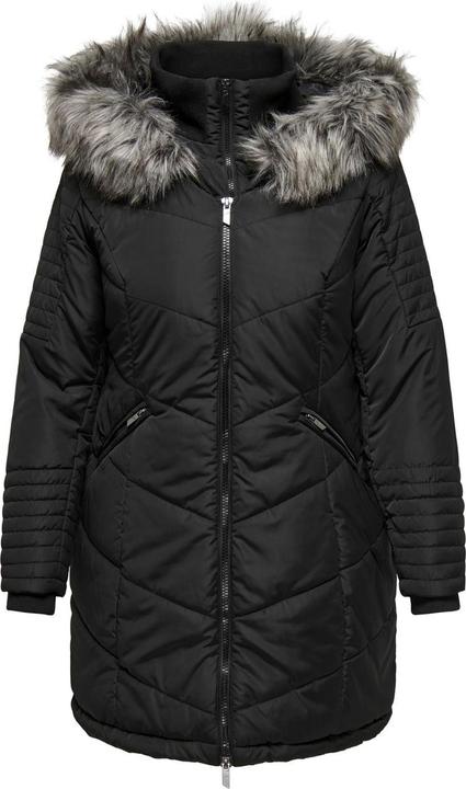 Only Kapuze Gerippte Ärmelbündchen Mantel Mantel (48)