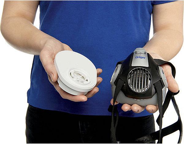 Image du produit L+D Demi-masque X-plore® 3300, corps du masque en TPE souple, taille M. (Pas de classe de protection officielle, 1 x)