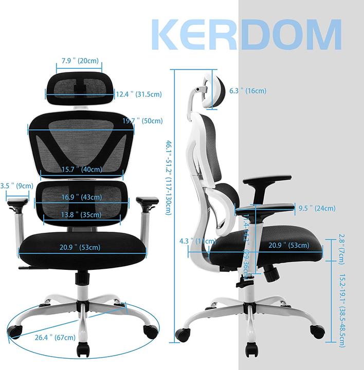 Immagine prodotto Kerdom Sedia da scrivania