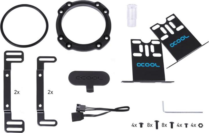 Immagine prodotto Alphacool Serbatoio di compensazione Core 100 Aurora ARGB, acrilico