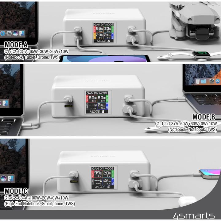 Actual product image 4smarts Desk Charger (100 W)
