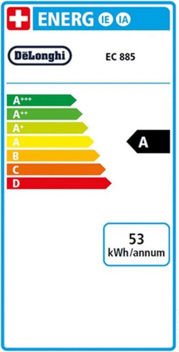 Label énergétique De'Longhi Dedica Arte