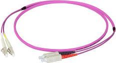 Image du produit EFB Elektronik Cavalier duplex LC-SC 50/125µ, OM4, LSZH, violet érika, Flat Twin 3x5mm, 20m (UTP, CAT6, 20 m)