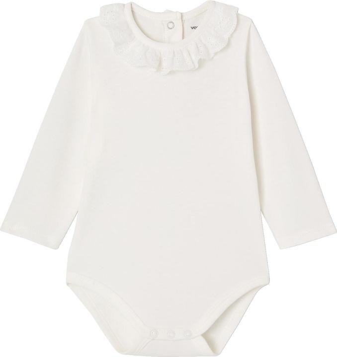 Produktbild Vertbaudet Bio-Kollektion: Baby Langarm-Body mit besticktem Kragen (92)